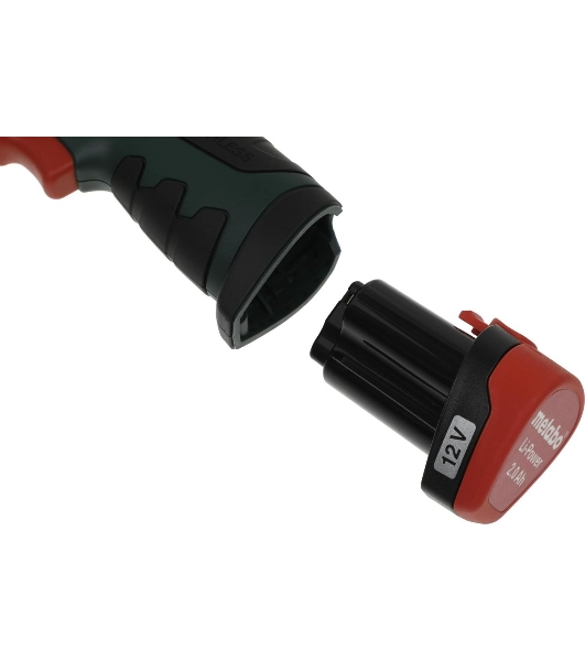 Дрель-шуруповерт Metabo Power Maxx BS BL, 12 В, 2 Ач, 34Нм, щеточный