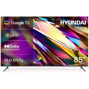 Телевизор Hyundai 85' H-LED85BU7011 Metal черный черный LED 4K UHD 60Hz Smart TV
