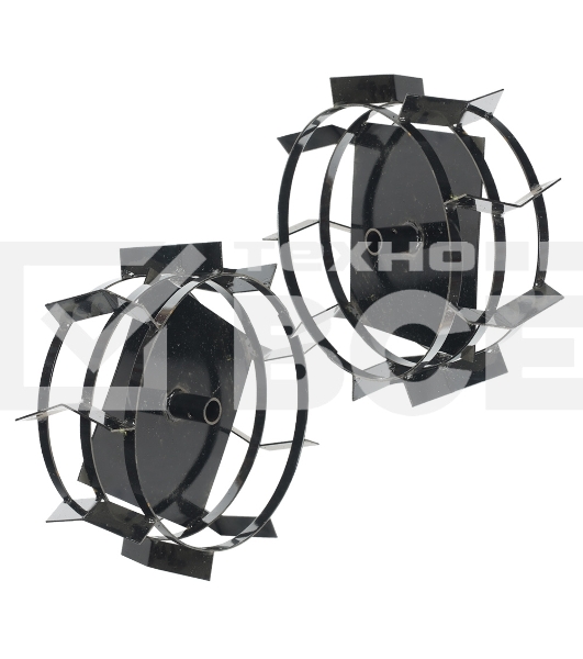 Грунтозацепы ПАТРИОТ для мотоблока (диаметр 460мм, ширина 180мм) (пара) ГР3 460.180