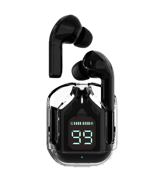 Наушники TWS More Choice BW07 черный, внутриканальные, Bluetooth, до 4 ч