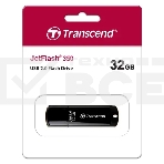 Флеш диск Transcend 32Gb Jetflash 350 TS32GJF350 USB2.0 черный, фото 1