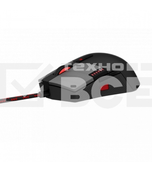 Мышь проводная AOC AGM700 черный, 16000 dpi, USB, кнопки - 8
