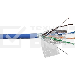 Кабель информационный Lanmaster LAN-5EFTP-LSZH-BL кат.5E F/UTP 4 пары 24AWG LSZH внутренний 305м синий