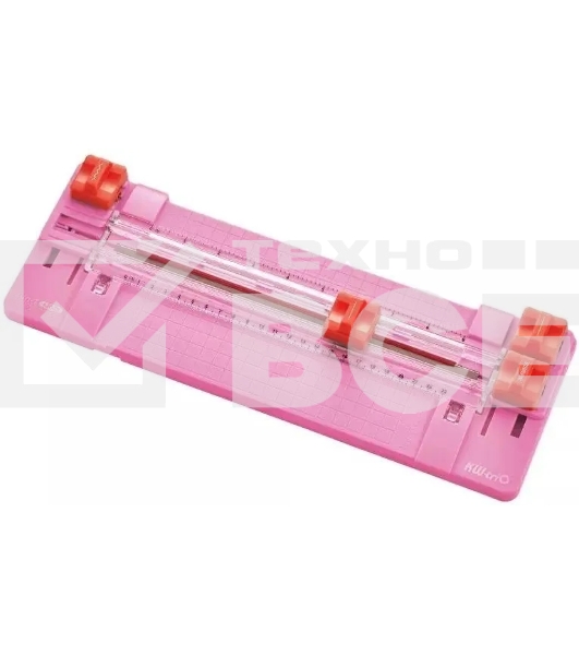 Резак дисковый Kw-Trio 13045pink A4/6лист./230мм/ручн.прижим