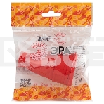 Розетка ЭРА RX10-R-IP44 каучуковая c заземлением 16А IP44 прямая красная, фото3