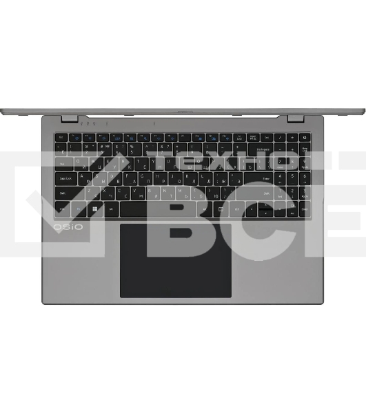 Ноутбук Osio BaseLine B150i-010s серебристый N-series N200 8Gb SSD 512Gb Intel UHD Graphics 15.6