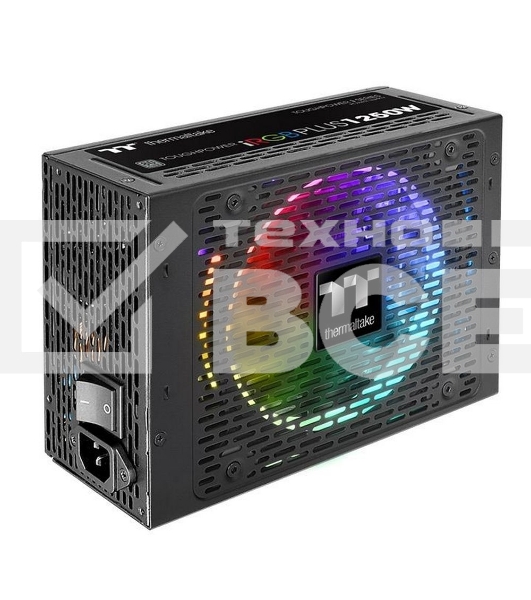 Блок питания Thermaltake PS-TPI-1250F3FDTE-1, 1250Вт, 80 PLUS Titanium, 140мм, модульный, черный