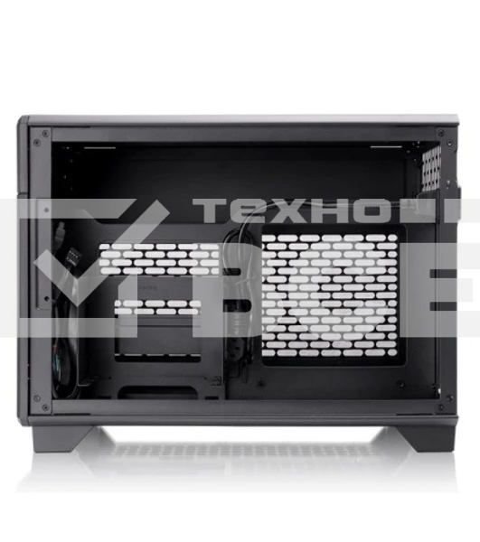 Корпус Thermaltake TR100 ,без БП, SFF, черный, 0, 8x140mm 2x200mm