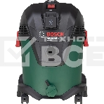 Строительный пылесос Bosch AdvancedVac20 зеленый, 300/1200 Вт, уборка сухая/влажная, пылесборник мешок/контейнер, 20 л, фото3