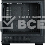 Компьютерный корпус Zalman P10 NAMU, MATX, черный, WINDOW, FRONT COVER WALNUT, 2x3.5