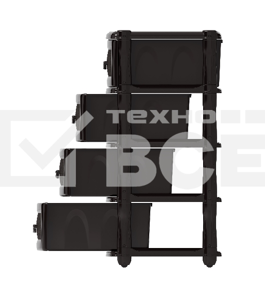 Комод Альтернатива Эконом 4 секц. М2443