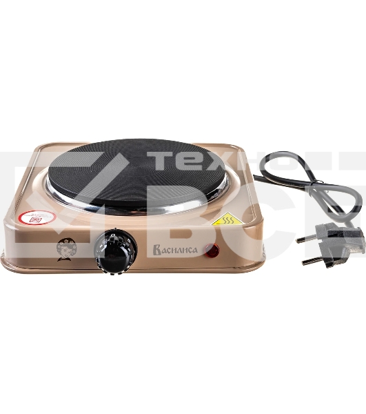 Плита настольная электрическая Василиса ВА-904 бежевый настольная