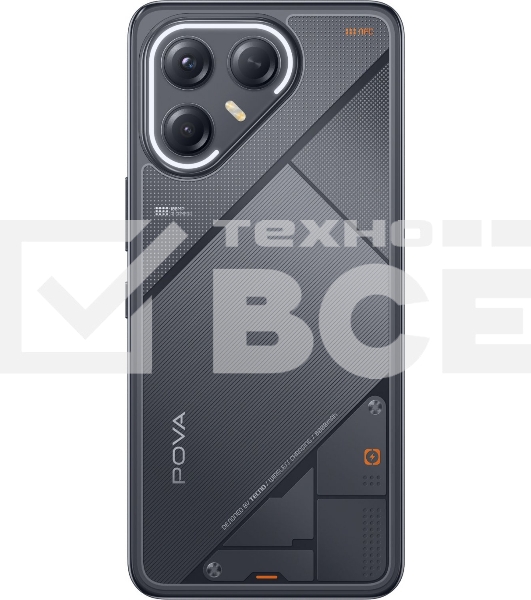 Смартфон Tecno Pova 7 Ultra 5G LJ9, 12/256Gb, черный
