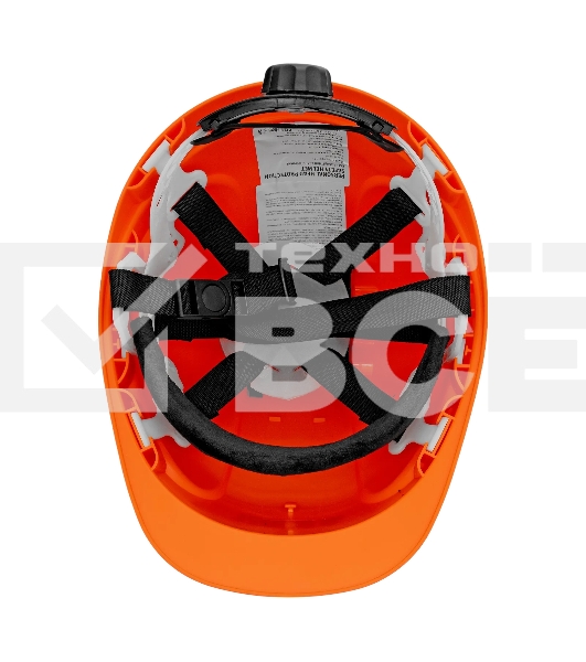 Каска защитная ударопрочная Denzel ABS/PC, плавная регулировка, модель 