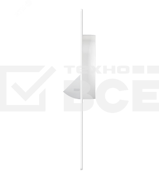 Площадка торцевая пластиковая ERA 180х250 фланец D130 130ПТП