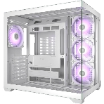 Корпус без блока питания PCCooler C3T700 ARGB WH, Midi-Tower, TG, 4x120мм ARGB, 1xUSB-A 3.0 + 1xUSB-A 2.0 + 1xUSB-C, ATX, mATX, mITX белый, фото7