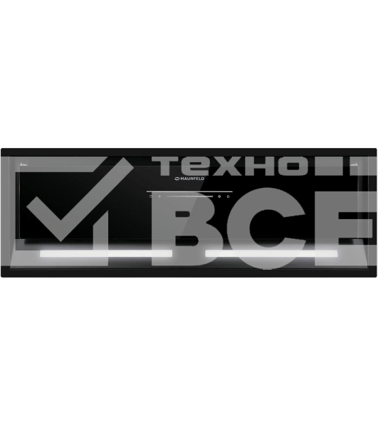 Вытяжка встраиваемая Maunfeld Nebula 85 Glass черный, 85 см, 1050 куб. м/ч, 57 дБ