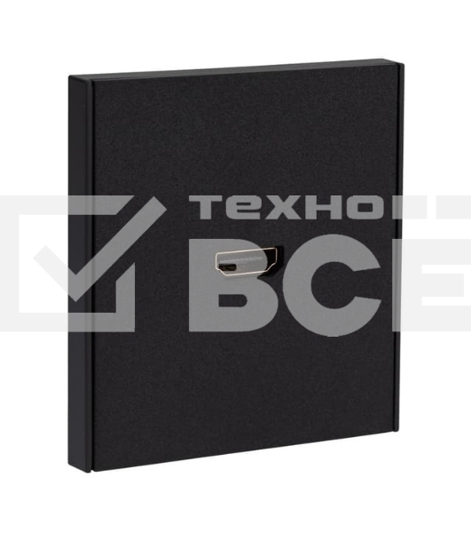 Розетка Kranz STRONG HDMI с/у антрацит