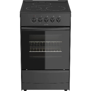 Плита электрическая Darina 1B EC 331 606 At антрацит/черный, конфорок 3 шт, духовка 50 л, 50 см x 85 см x 56 см