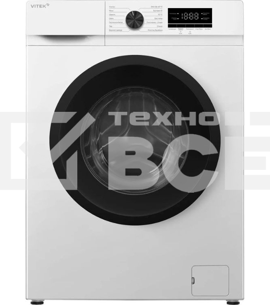 Стиральная машина Vitek VT-WSE8201 класс: A+++ загр.фронтальная макс.:8кг белый инвертор