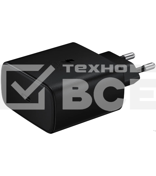 Блок питания (сетевой адаптер) Amperin USB-А, USB-C (YDS-TC045-011) 45W, черный