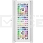 Компьютерный корпус Powercase ByteFlow Micro White, Tempered Glass, 4х 120mm ARGB fans, ARGB HUB, белый, mATX  (CAMBFW-A4), фото5