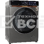Стиральная машина HIBERG i-DDQ10 - 814 Sd Темно-серый загр. фронтальная макс.: 8 кг 1400 об/мин класс: А+++, фото3