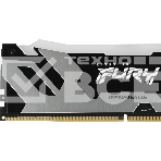 Оперативная память Kingston FURY Renegade Silver RGB, DDR5, 24GB (1x24 GB), 7200 MHz, CL38, радиатор, RGB, серебристый, фото4