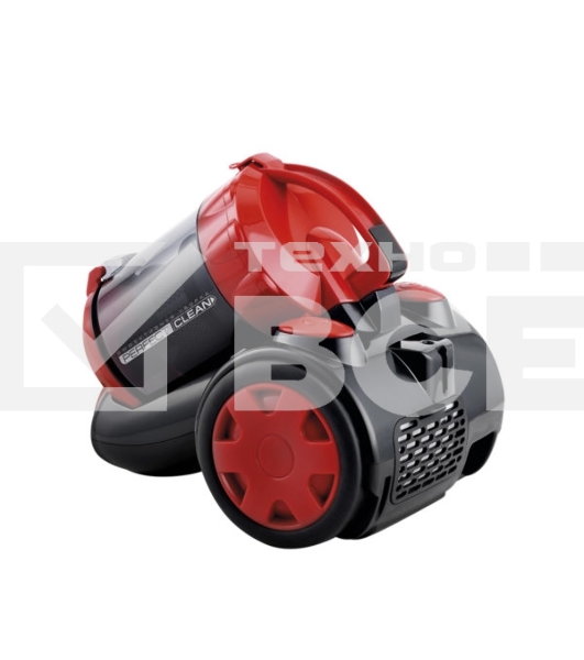 Пылесос Centek CT-2528 Red красный/черный, 350/2000 Вт, уборка сухая, пылесборник циклонный фильтр, 1.5 л
