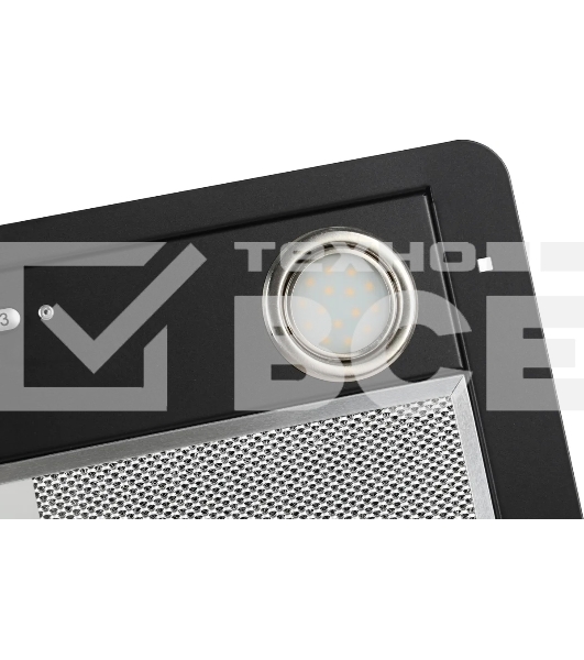 Вытяжка Elikor FLAT 52P-650-K3D черный/черный