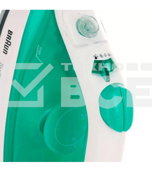 Утюг Braun SI 1040 GR 2000 Вт, бирюзовый/белый