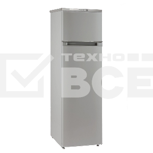 Холодильник Бирюса M424 металлик двухкамерный 170/35л морозилка сверху