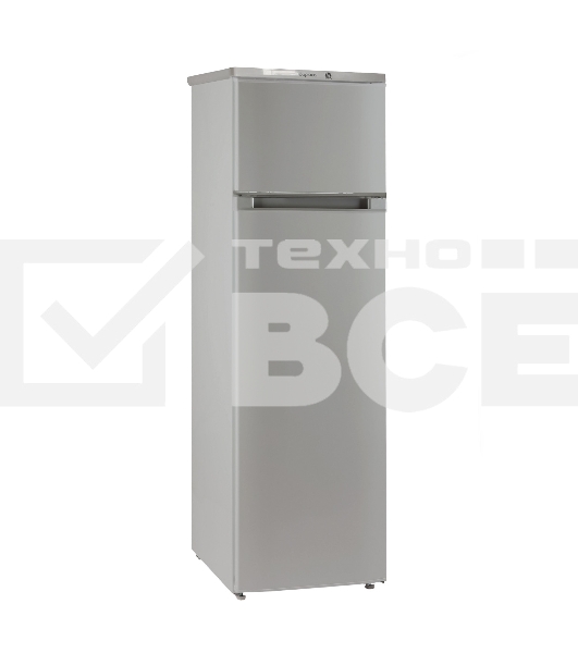 Холодильник Бирюса M424 металлик двухкамерный 170/35л морозилка сверху