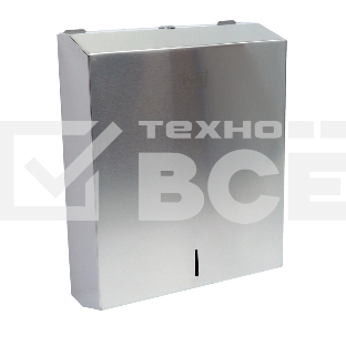 Диспенсер бумажных полотенец Puff 5615, хром мат., антивандальный с ключом