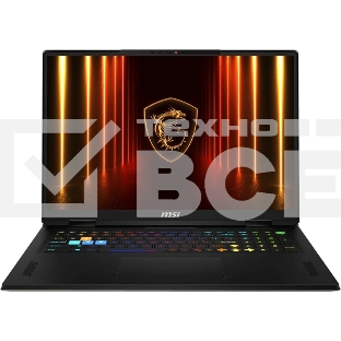 Ноутбук MSI Vector 18 HX AI A2XWHG-891XRU Intel Core Ultra 9 275HX/32Gb/SSD 1Tb/RTX 5070 Ti 12Gb/18