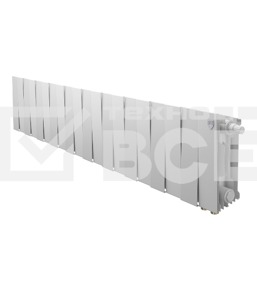 Радиатор биметаллический Royal Thermo PianoForte 200 белый VR80 - 20 секц.