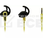 Внутриканальные наушники Smartbuy Rider, силиконовые насадки с упорами, черн/ желт (SBE-2095), фото 1