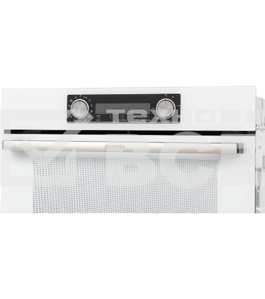 Встраиваемая электрическая духовка 60 см Gorenje Полезный объем: 77 л, Сенсорный программатор IconLED, Плавное открывание и закрывание дверцы, Решетка, Частично выдвижные телескопические направляющие на 1-м уровне, Дверца CompactDoor: 2 стекла + 1 термослой, Механический замок дверцы, Габаритные размеры (вхшхг): 59,5 59,5 56,4 см, Вес (брутто/нетто): 31/29 кг