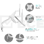 Кронштейн для мониторов ONKRON G100 белый 13