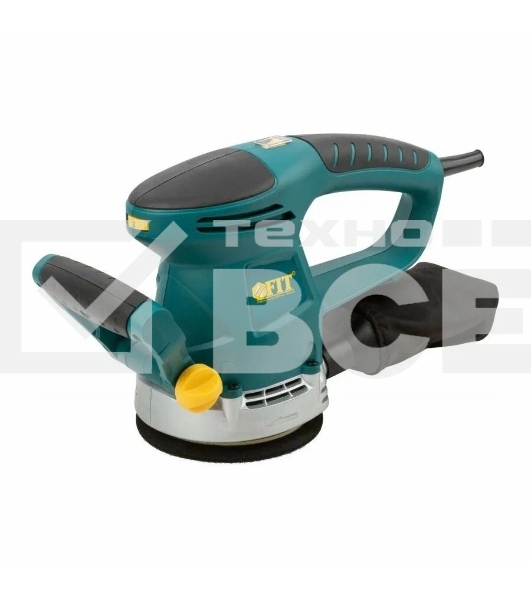 Шлифмашина эксцентриковая FIT OS-480, 480 Вт, 4000-14000 об/мин, 125 мм, 2 кг, липучка, коробка