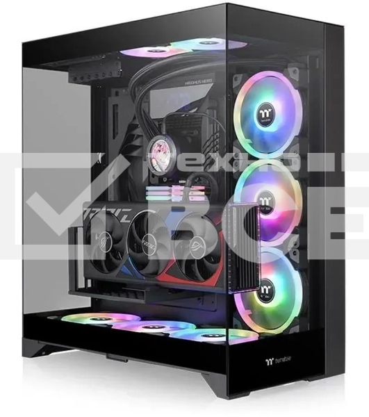 Компьютерный корпус Thermaltake CTE E550 TG черный без БП ATX 8x120mm 6x140mm 2xUSB3.0 audio bott PSU