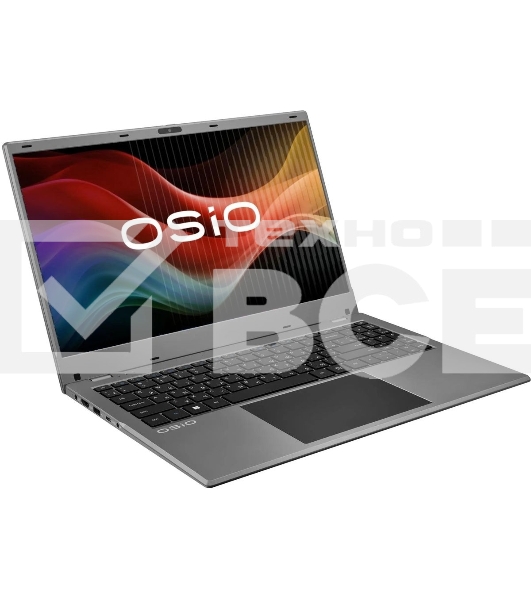 Ноутбук Osio BaseLine B150i-010s серебристый N-series N200 8Gb SSD 512Gb Intel UHD Graphics 15.6
