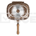 Сковорода-гриль Lara LR02-221 30 см, с крышкой, антипригарное покрытие, фото6