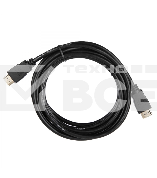 Кабель ACD-DHHM1-30B HDMI 1.4, Golden Plated,19m/19m, черный, 3м, (742194)