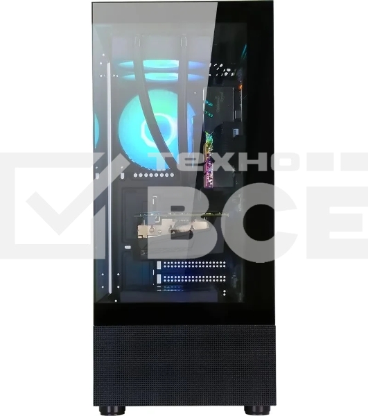 Компьютерный корпус AeroCool/Formula Crystal Z1 черный без БП ATX 2xUSB 2.0 1xUSB 3.0 audio bott PSU