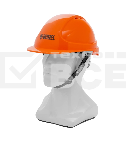 Каска защитная ударопрочная Denzel ABS/PC, плавная регулировка, модель 