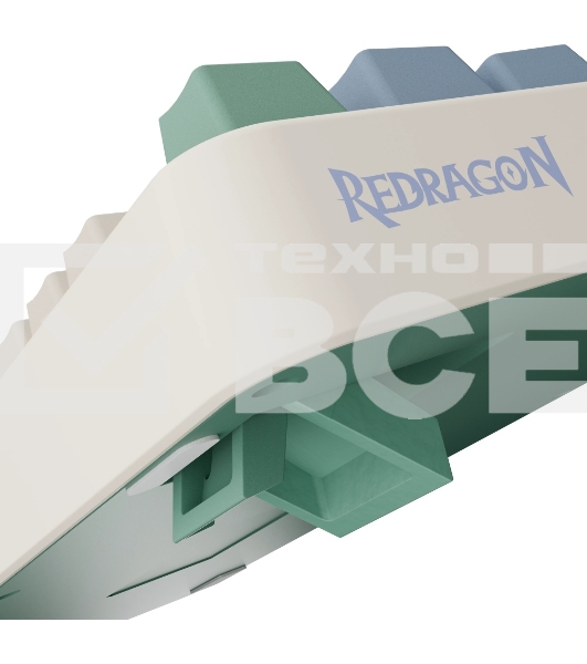 Клавиатура беспроводная Redragon Ucal Pro RU,RGb,кре/фиол/зел,BT+2.4,гас 1