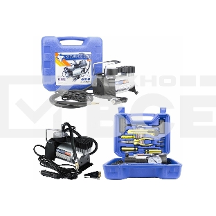 Автомобильный компрессор NOVA BRIGHT АК-35 пластик. кейс с инструментом 47639