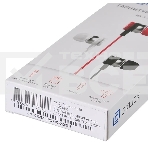 Проводные наушники Oklick HS-S-210 красный, внутриканальные, jack 3.5 мм, фото2