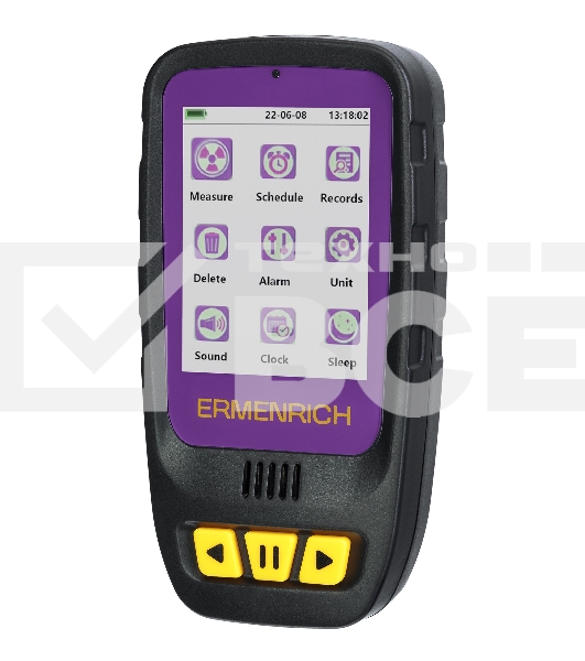 Дозиметр Ermenrich Ping RD40 фиолетовый/черный (84640)